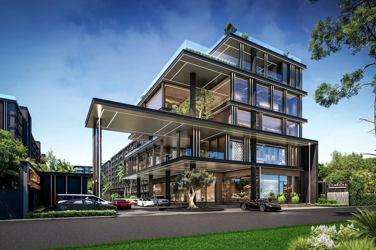 Zenith II Pattaya — master plan aerial view